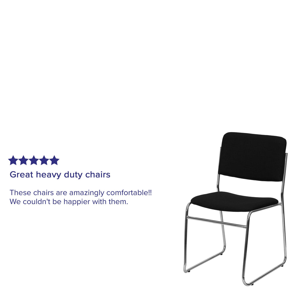 FLASH High Density Stacking Chair with Sled Base 227 kg Capacity