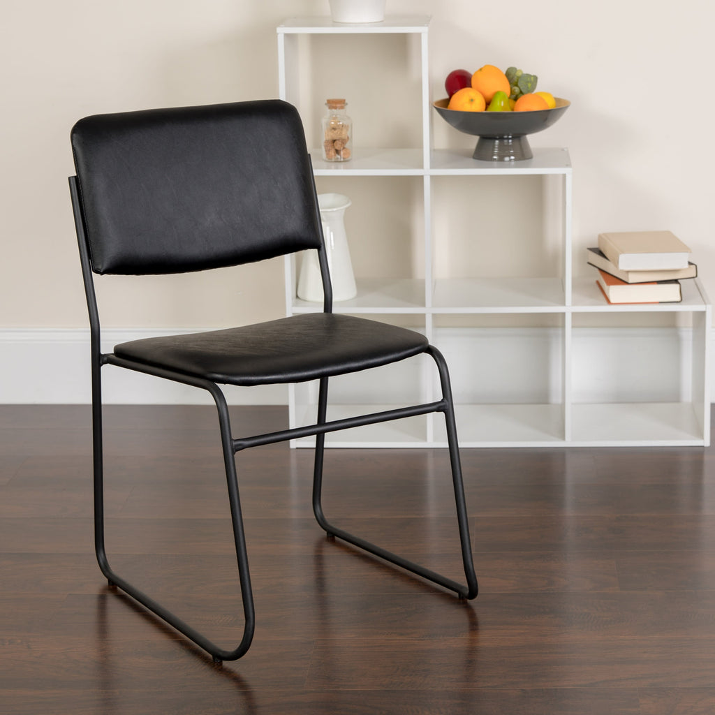 FLASH High Density Stacking Chair with Sled Base 227 kg Capacity