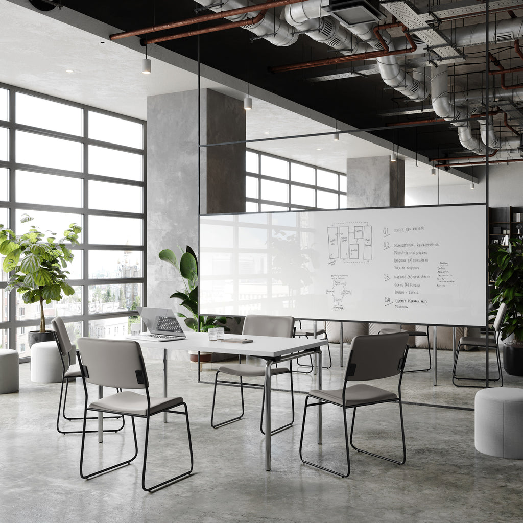 FLASH High Density Stacking Chair with Sled Base 227 kg Capacity