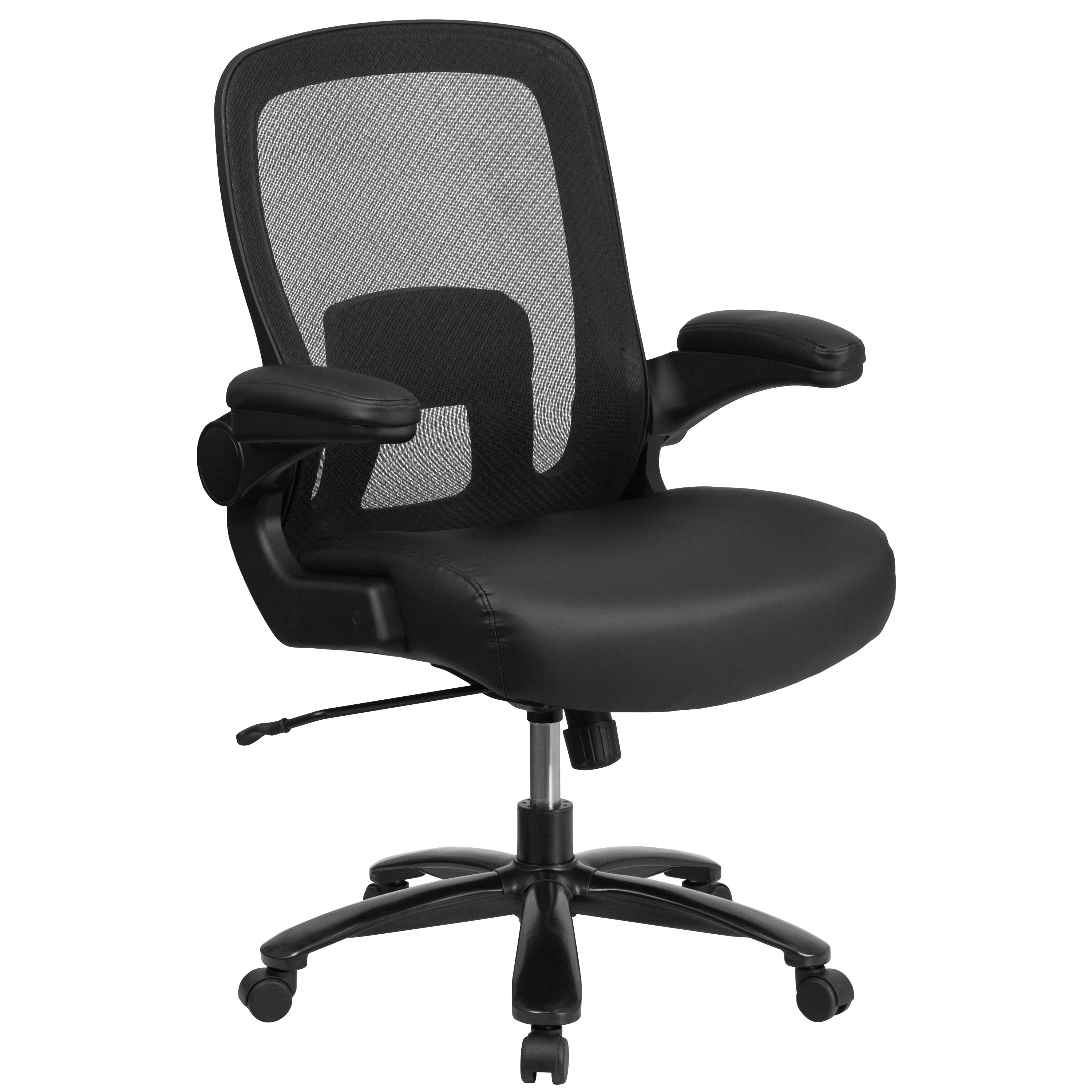 FLASH HERCULES Series Big & Tall Mesh Executive Swivel Ergonomic Office Chair with Adjustable Lumbar