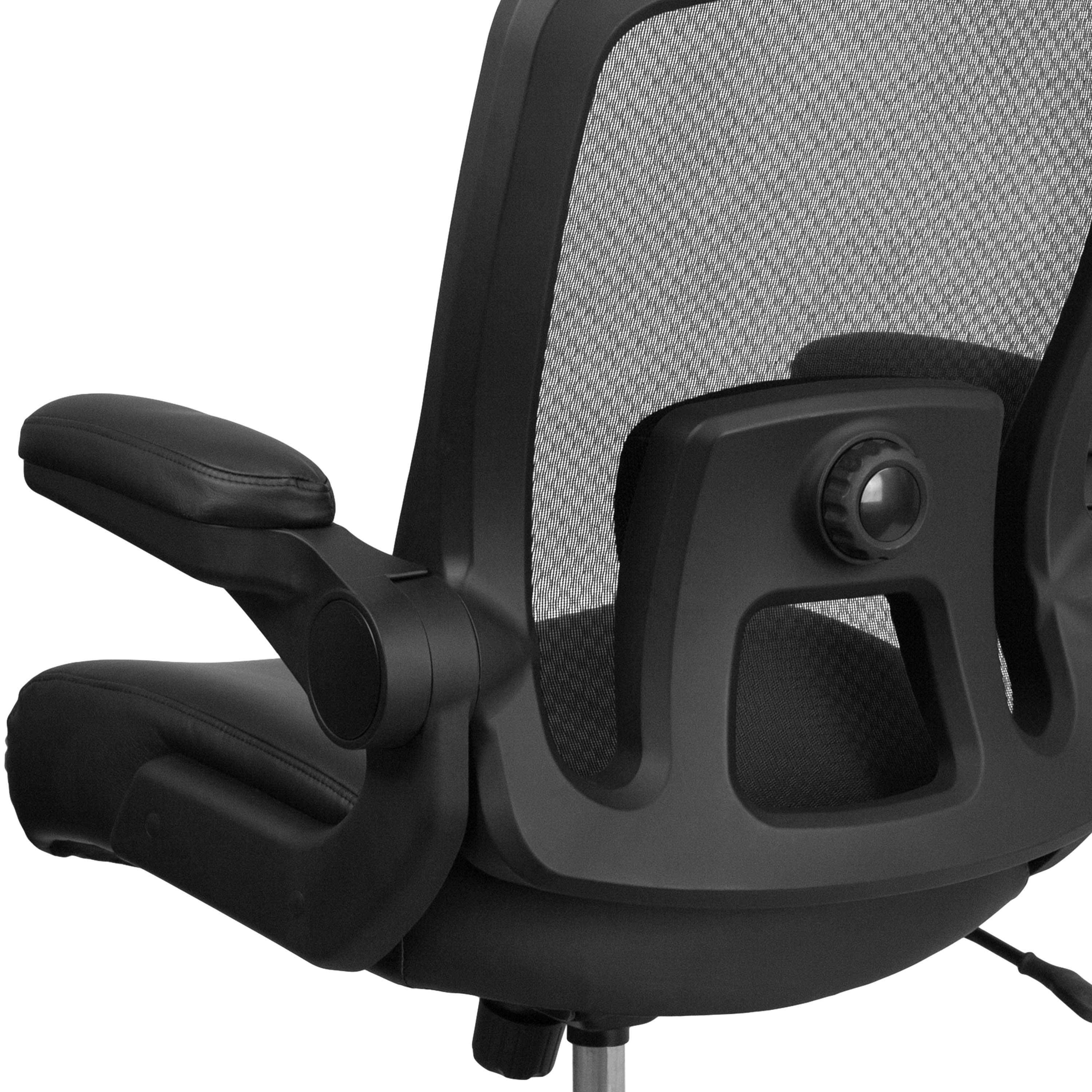 FLASH HERCULES Series Big & Tall Mesh Executive Swivel Ergonomic Office Chair with Adjustable Lumbar