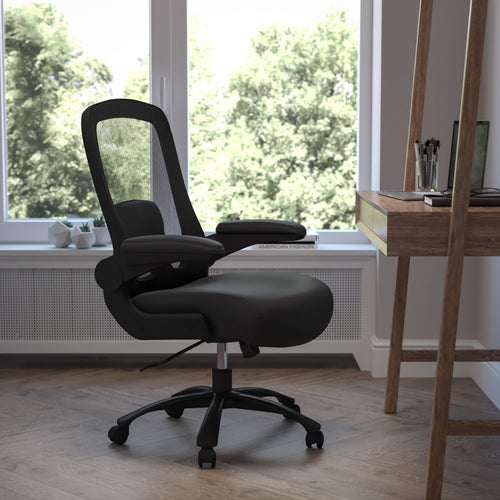 FLASH HERCULES Series Big & Tall Mesh Executive Swivel Ergonomic Office Chair with Adjustable Lumbar