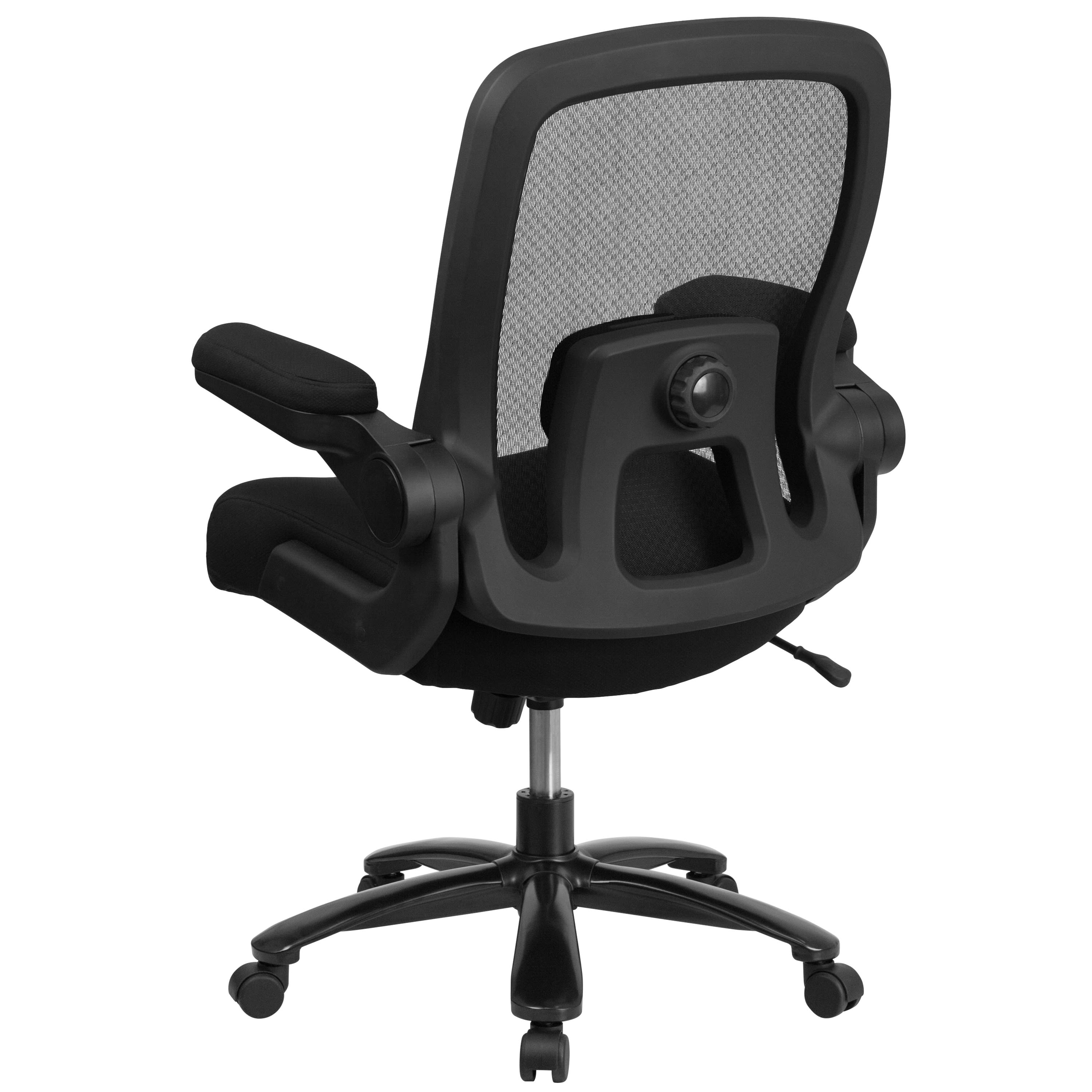 FLASH HERCULES Series Big & Tall Mesh Executive Swivel Ergonomic Office Chair with Adjustable Lumbar