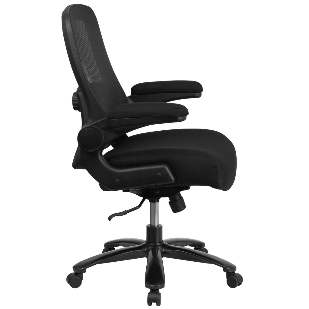 FLASH HERCULES Series Big & Tall Mesh Executive Swivel Ergonomic Office Chair with Adjustable Lumbar