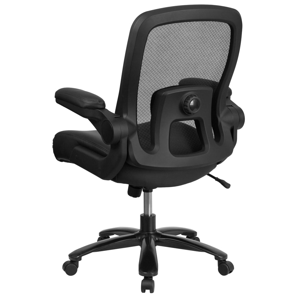 FLASH HERCULES Series Big & Tall Mesh Executive Swivel Ergonomic Office Chair with Adjustable Lumbar