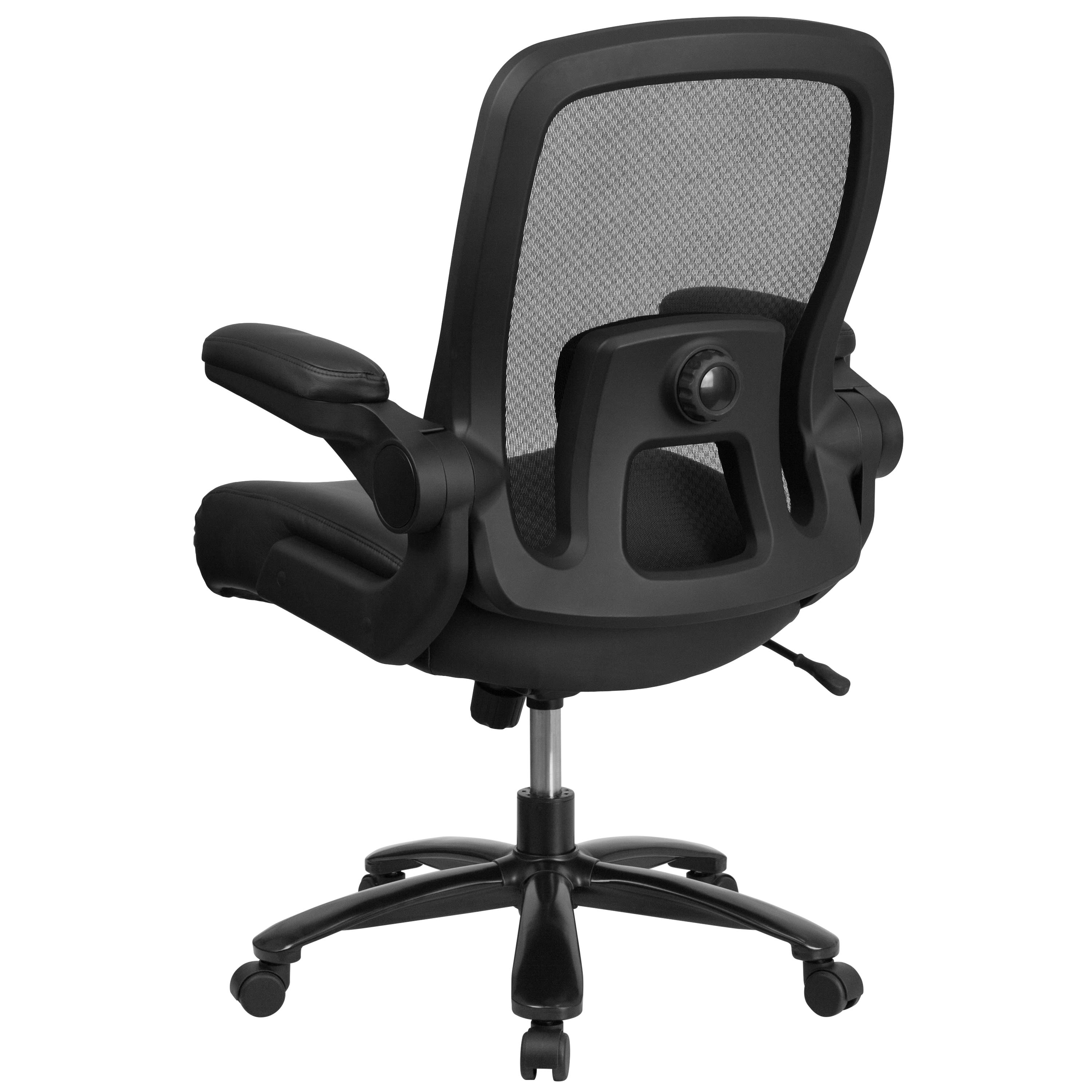 FLASH HERCULES Series Big & Tall Mesh Executive Swivel Ergonomic Office Chair with Adjustable Lumbar